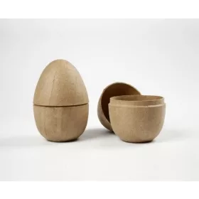 Papírmasé tojás-két részes