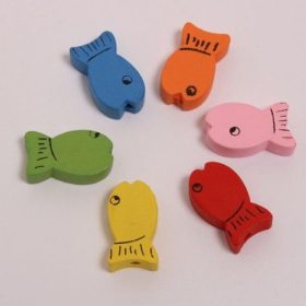 Fa gyöngy, Halacska 6db/cs