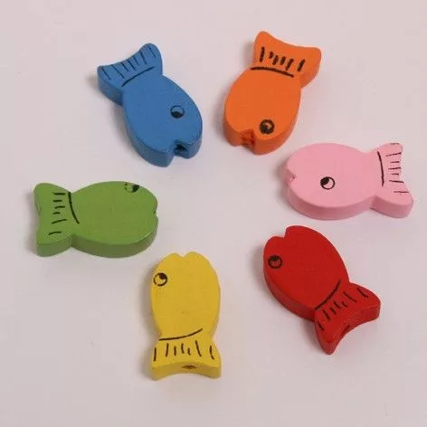 Fa gyöngy, Halacska 6db/cs