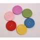 Színes fa gomb, 2 cm-es