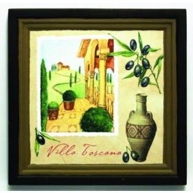 Gipszkiöntő - Képkeret szalvétához