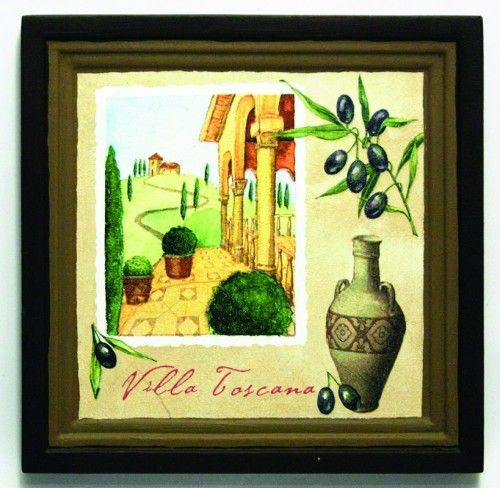 Gipszkiöntő - Képkeret szalvétához