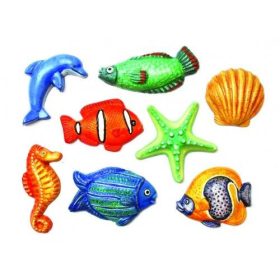 Gipszkiöntő - Tengeri figurák