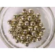 Akrilgyöngy metál, arany golyó, 50 db/cs. 6mm-es