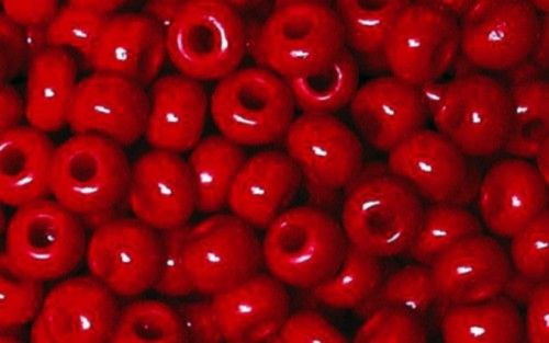 Kásagyöngy OP 2mm piros 15g/cs