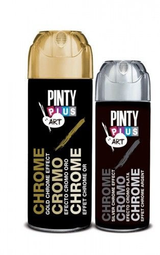 Pinty Plus Króm effekt spray 200 ml ezüst