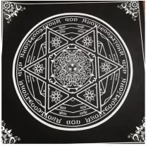 Mágikus hexagram terítő jósláshoz
