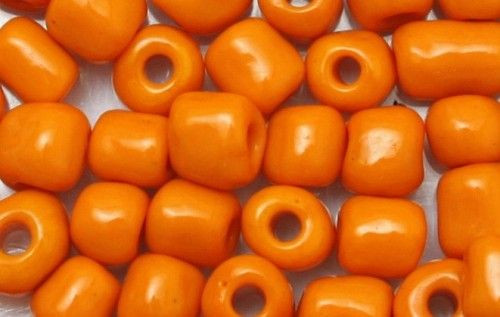 Kásagyöngy OP 4mm narancs 15g/cs