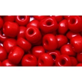 Kásagyöngy OP 4mm piros 15g/cs