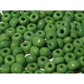 Kásagyöngy OP 4mm SÖTÉTZÖLD 15g/cs