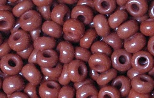 Kásagyöngy OP 4mm barna 15g/cs