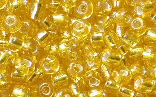 Kásagyöngy EK 4mm sárga 15g/cs