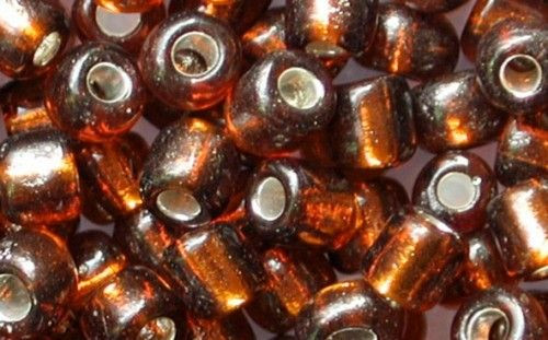 Kásagyöngy EK 4mm barna 15g/cs