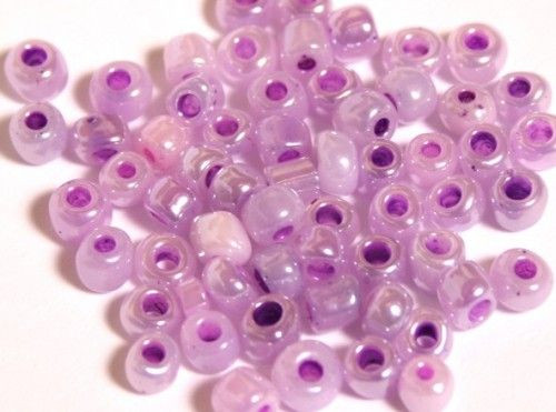 Kásagyöngy, Ceyloni, 4mm Lila