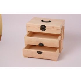 Fa varrósdoboz 17x11x12cm