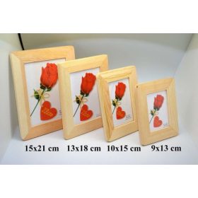 Képkeret, lekerekített, 13x18 cm