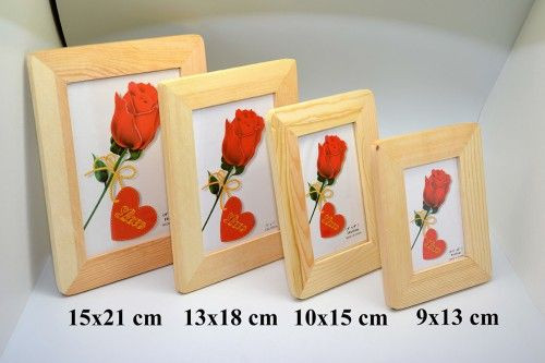 Képkeret, lekerekített, 13x18 cm