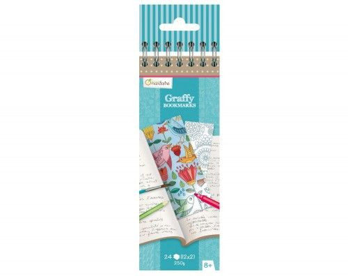 Színezhető könyvjelző - Mandala/Virágok