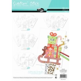 Karácsonyi színező A/4, 20db