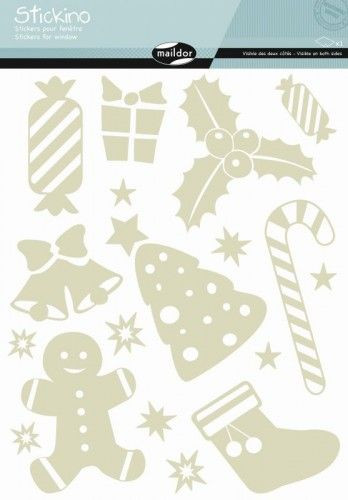 Ablakmatrica, Karácsonyi díszek