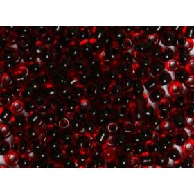 Kásagyöngy FK 2mm fekete-piros 15g/cs