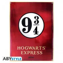 Harry Potter - fémtábla 9 és 3/4 vágány