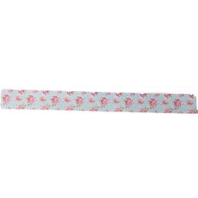 Dekor ragasztószalag 30 mm - Rózsa kék alapon