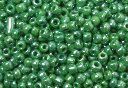 Kásagyöngy Lüszteres 2mm zöld 15g/cs