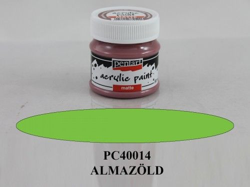 Matt akrilfesték 50 ml almazöld
