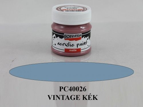 Matt akrilfesték 50 ml, vintage kék