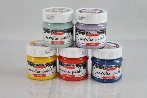 Matt akrilfesték 50 ml jégkék