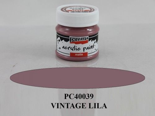Matt akrilfesték 50ml Vintage lila
