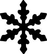 Karácsonyi mintalyukasztó - hókristály