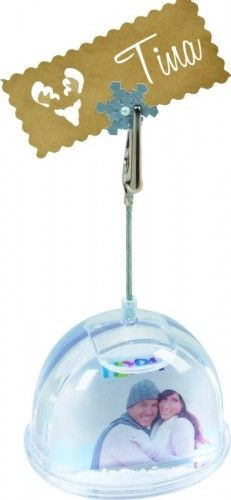 Hógömb, jegyzettartó