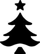 Karácsonyi lyukasztó - fenyő