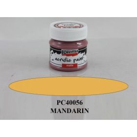 Matt akrilfesték 50ml Mandarin