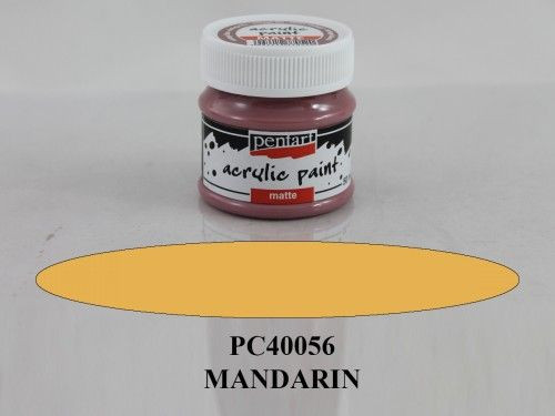 Matt akrilfesték 50ml Mandarin