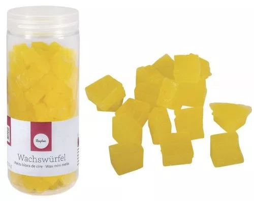 Viaszkockák, 200g, citromsárga