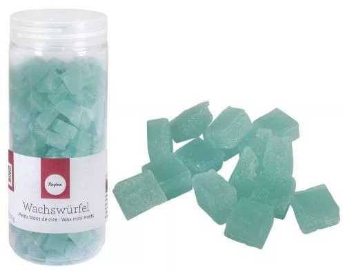 Viaszkockák, 200g, lagúnazöld