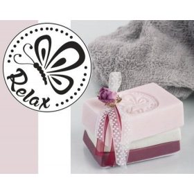 Bélyegző szappanhoz, 4,5cm, relax