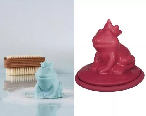 Latex öntőforma, 9*8,5cm, békakirály