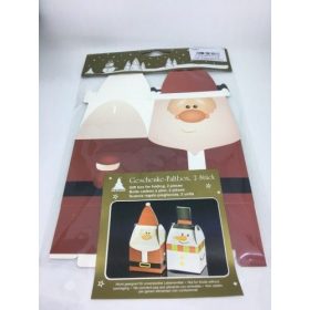 Ajándék doboz mikulás hóember