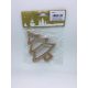 Fenyőfa 2db 10 cm nyitott bronz glitteres