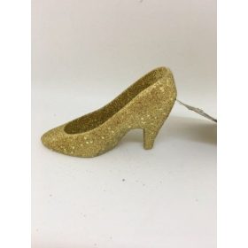 Körömcipő gold glitteres