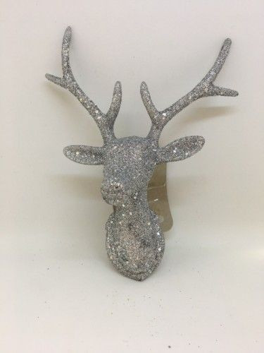 Rénszarvas fej ezüst
