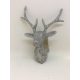 Rénszarvas fej ezüst