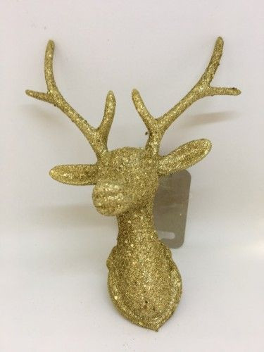 Rénszarvas fej arany