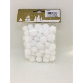 Pom Pom fehér 60 db