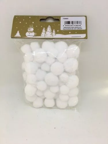 Pom Pom fehér 60 db