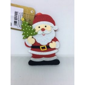 Filc függődísz télapó 8cm